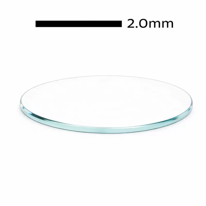 Geam cristal mineral drept 2.00mm