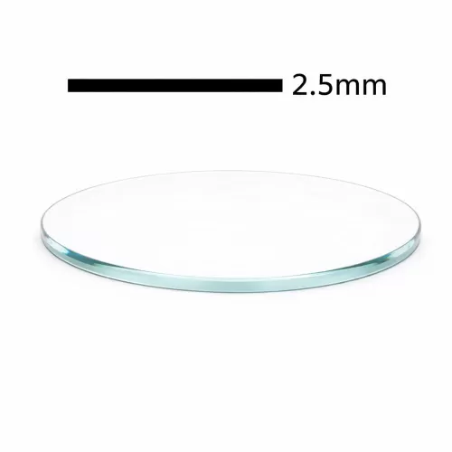 Geam cristal mineral 2.50mm pentru ceasuri