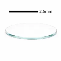 Geam cristal mineral 2.50mm pentru ceasuri